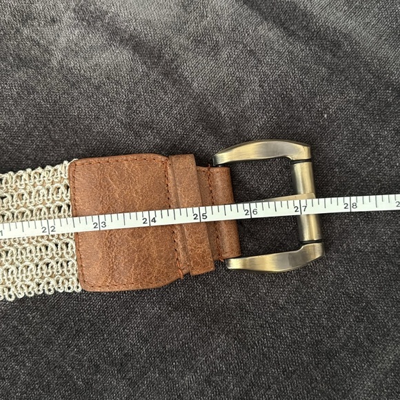 Brown/beige waist belt - Picture 6 of 7